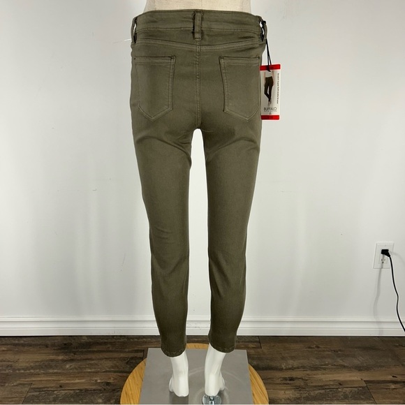 ❤️ NWT Buffalo David Bitton Olive Skinny Jeans Aubrey high rise ankle 29x26 - Picture 5 of 13
